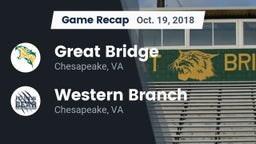 Recap: Great Bridge  vs. Western Branch  2018