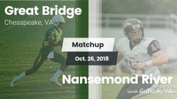 Matchup: Great Bridge vs. Nansemond River  2018