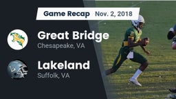 Recap: Great Bridge  vs. Lakeland  2018