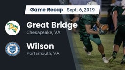 Recap: Great Bridge  vs. Wilson  2019