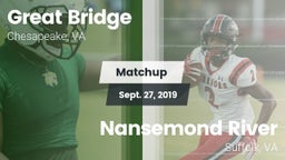 Matchup: Great Bridge vs. Nansemond River  2019