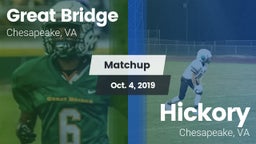 Matchup: Great Bridge vs. Hickory  2019