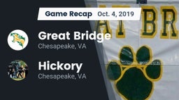 Recap: Great Bridge  vs. Hickory  2019