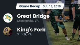Recap: Great Bridge  vs. King's Fork  2019