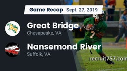 Recap: Great Bridge  vs. Nansemond River  2019