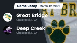 Recap: Great Bridge  vs. Deep Creek  2021