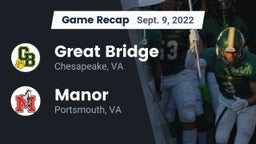 Recap: Great Bridge  vs. Manor  2022