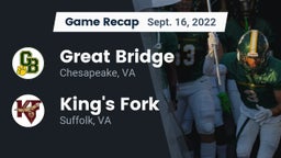 Recap: Great Bridge  vs. King's Fork  2022