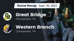 Recap: Great Bridge  vs. Western Branch  2022