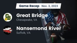 Recap: Great Bridge  vs. Nansemond River  2023