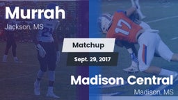 Matchup: Murrah vs. Madison Central  2017