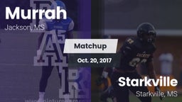Matchup: Murrah vs. Starkville  2017