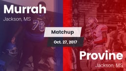 Matchup: Murrah vs. Provine  2017