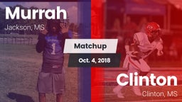 Matchup: Murrah vs. Clinton  2018