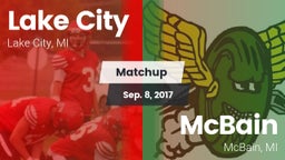 Matchup: Lake City vs. McBain  2017