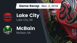 Recap: Lake City  vs. McBain  2018