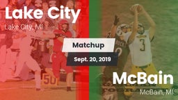 Matchup: Lake City vs. McBain  2019
