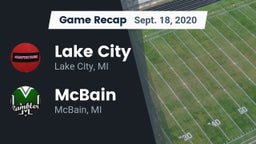 Recap: Lake City  vs. McBain  2020
