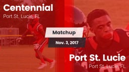 Matchup: Centennial vs. Port St. Lucie  2017