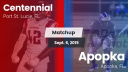 Matchup: Centennial vs. Apopka  2019