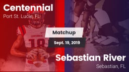 Matchup: Centennial vs. Sebastian River  2019
