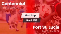 Matchup: Centennial vs. Port St. Lucie  2019