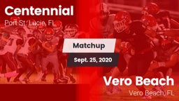 Matchup: Centennial vs. Vero Beach  2020