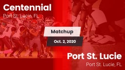 Matchup: Centennial vs. Port St. Lucie  2020