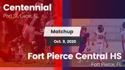 Matchup: Centennial vs. Fort Pierce Central HS 2020