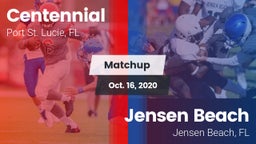 Matchup: Centennial vs. Jensen Beach  2020