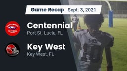 Recap: Centennial  vs. Key West  2021