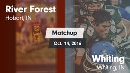 Matchup: River Forest vs. Whiting  2016