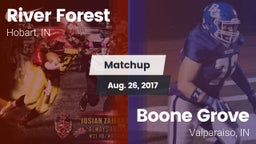 Matchup: River Forest vs. Boone Grove  2017