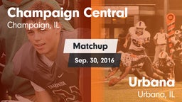 Matchup: Central vs. Urbana  2016