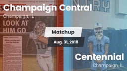Matchup: Central vs. Centennial  2018