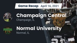 Recap: Champaign Central  vs. Normal University  2021