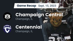 Recap: Champaign Central  vs. Centennial  2023