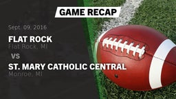 Recap: Flat Rock  vs. St. Mary Catholic Central  2016