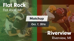 Matchup: Flat Rock vs. Riverview  2016