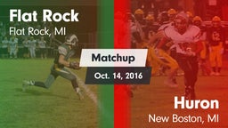 Matchup: Flat Rock vs. Huron  2016