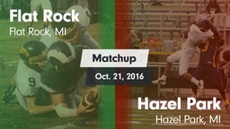 Matchup: Flat Rock vs. Hazel Park  2016