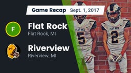 Recap: Flat Rock  vs. Riverview  2017