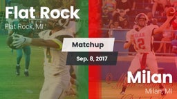 Matchup: Flat Rock vs. Milan  2017