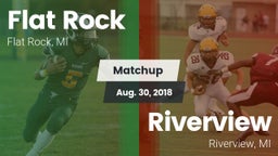 Matchup: Flat Rock vs. Riverview  2018
