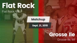 Matchup: Flat Rock vs. Grosse Ile  2018