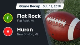 Recap: Flat Rock  vs. Huron  2018