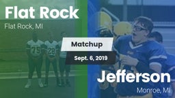 Matchup: Flat Rock vs. Jefferson  2019