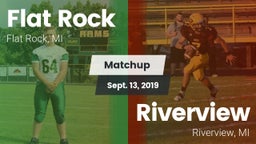 Matchup: Flat Rock vs. Riverview  2019
