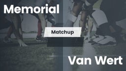 Matchup: Memorial vs. Van Wert  2016