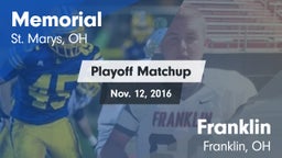 Matchup: Memorial vs. Franklin  2016